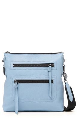 Botkier Chelsea Travel Leather Crossbody Bag in Tranquil Blue