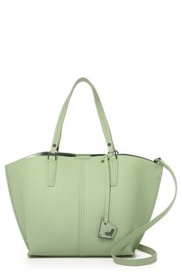 Botkier Hudson Bite Size Pebbled Leather Tote in Dusty Mint