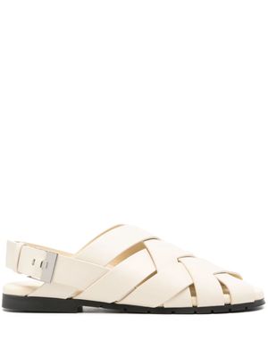 Bottega Veneta Alfie leather sandals - Neutrals