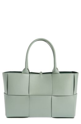 Bottega Veneta Arco Intrecciato Leather Tote in 3404 N.sauge/N.sau-Rai-Go