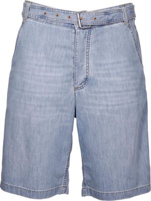 Bottega Veneta Belted Denim Shorts