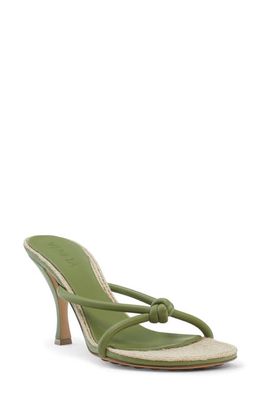 Bottega Veneta Blink Slide Sandal in Tea Leaf-Cane Sugar