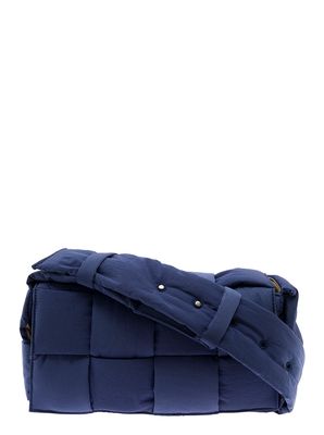 Bottega Veneta Blue padded Tech Cassette In Polyamide Woman