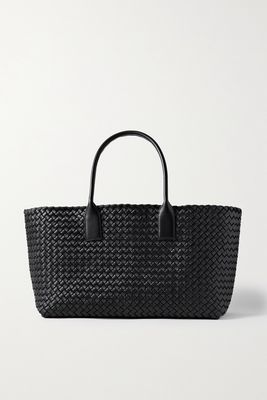 Bottega Veneta - Cabat Medium Intrecciato Leather Tote - Black