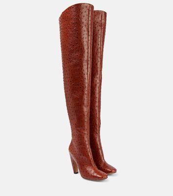 Bottega Veneta Canalazzo leather over-the-knee boots