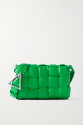 Bottega Veneta - Cassette Small Padded Intrecciato Leather Shoulder Bag - Green