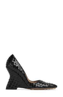 Bottega Veneta Comet Sculpted Wedge Pump in Black at Nordstrom, Size 7Us