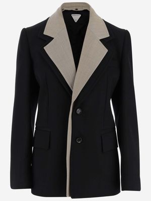 Bottega Veneta Curved Sleeved Jacket