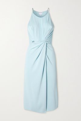 Bottega Veneta - Cutout Twisted Jersey Dress - Blue