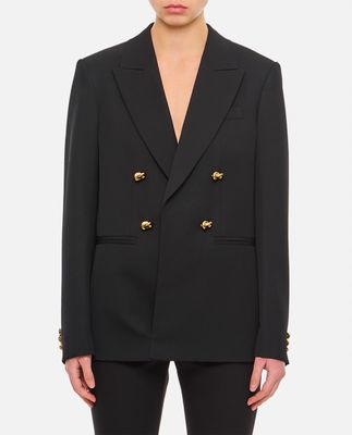 Bottega Veneta Double-breasted Twill Jacket