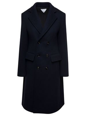 Bottega Veneta Double Wool Cashmere Cape Coat