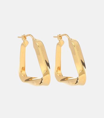 Bottega Veneta Essentials gold-plated hoop earrings