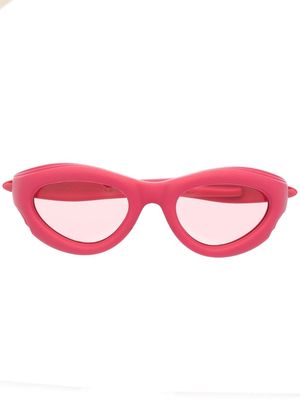 Bottega Veneta Eyewear cat-eye tinted sunglasses - Pink