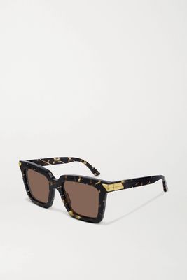 Bottega Veneta Eyewear - Oversized Square-frame Acetate Sunglasses - Tortoiseshell