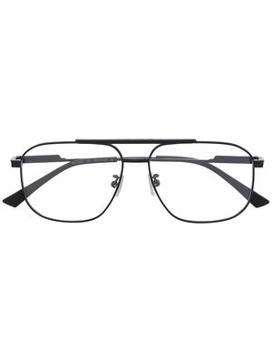 Bottega Veneta Eyewear pilot-frame glasses - Black