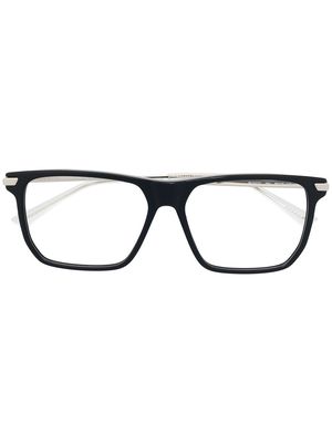 BOTTEGA VENETA EYEWEAR rectangular frame optical glasses - Metallic