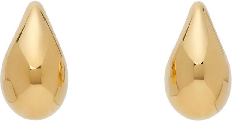 Bottega Veneta Gold Drop Earrings