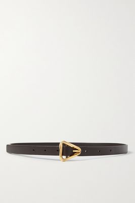 Bottega Veneta - Grasp Leather Waist Belt - Brown