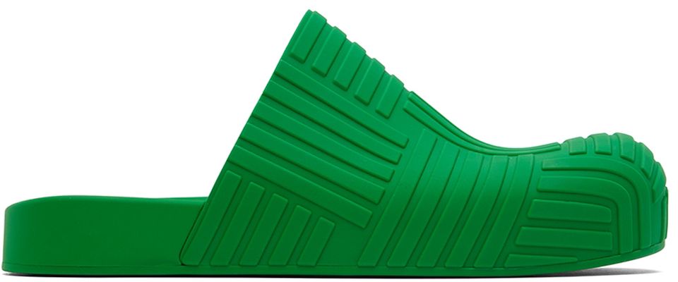 Bottega Veneta Green Slider Sandal