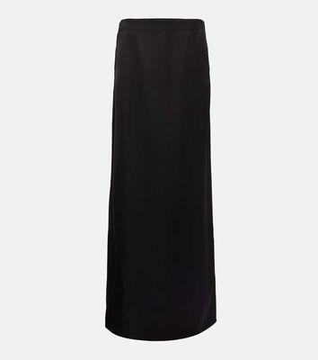 Bottega Veneta High-rise twill slip skirt