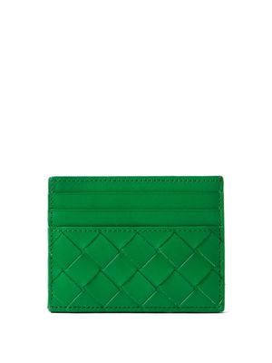 Bottega Veneta - Intrecciato Leather Cardholder - Mens - Green