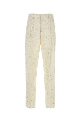 Bottega Veneta Ivory Viscose Blend Pant