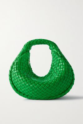 Bottega Veneta - Jodie Mini Intrecciato Leather Tote - Green