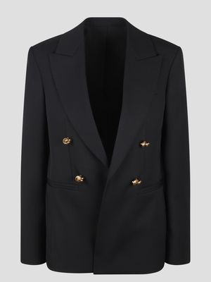 Bottega Veneta Knot Buttons Wool Twill Jacket