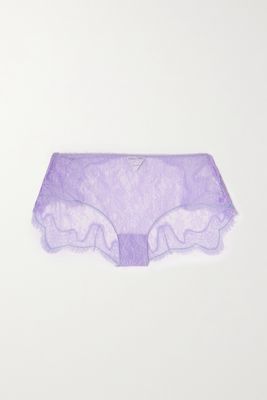 Bottega Veneta - Lace Briefs - Purple