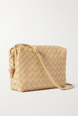 Bottega Veneta - Loop Small Intrecciato Leather Shoulder Bag - Neutrals