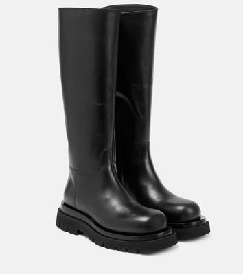 Bottega Veneta Lug leather knee-high boots