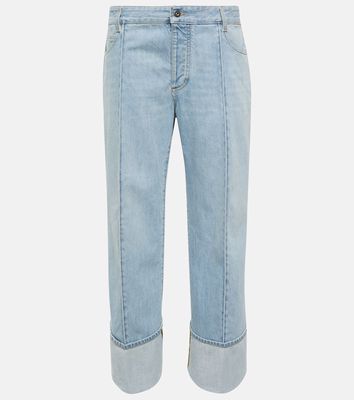 Bottega Veneta Mid-rise curved jeans
