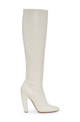 Bottega Veneta Over the Knee Boot in White