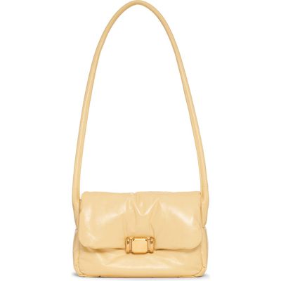 Bottega Veneta Padded Lambskin Leather Crossbody Bag in Butter-M Brass at Nordstrom