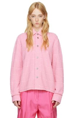 Bottega Veneta Pink Cotton Cardigan