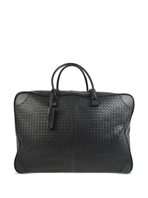 Bottega Veneta Pre-Owned 1990-2000s Intrecciato travel bag - Black