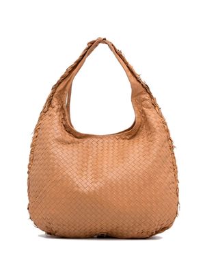 Bottega Veneta Pre-Owned 2012-2020 Intrecciato top-zip shoulder bag - Brown