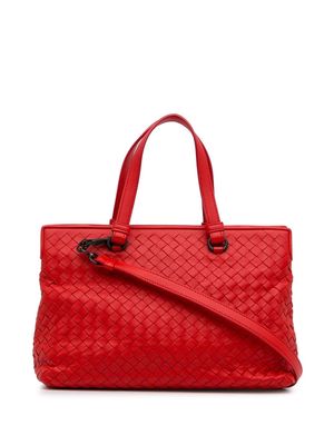 Bottega Veneta Pre-Owned 2012-2022 Intrecciato two-way bag - Red