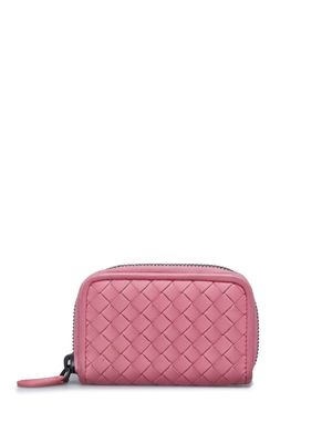 Bottega Veneta Pre-Owned 2015-2023 Intrecciato leather zip wallet - Pink