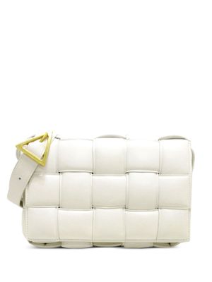 Bottega Veneta Pre-Owned 2019-2023 Cassette shoulder bag - White