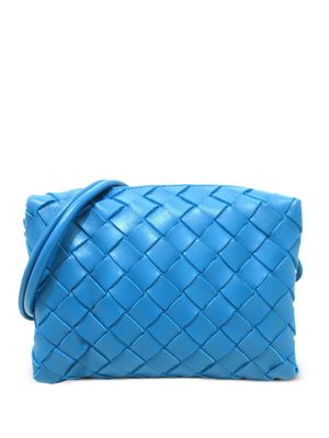 Bottega Veneta Pre-Owned 2021 Intrecciato mini Loop shoulder bag - Blue