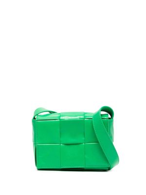 Bottega Veneta Pre-Owned Cassette Intrecciato mini shoulder bag - Green