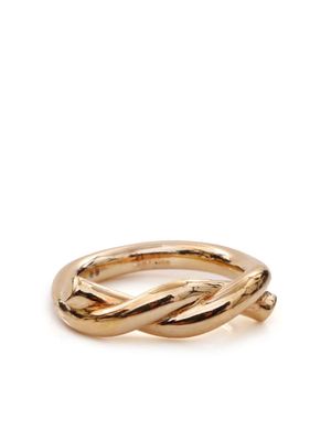 Bottega Veneta Pre-Owned gold-plated knot ring