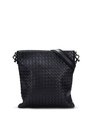Bottega Veneta Pre-Owned Intrecciato crossbody bag - Black