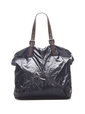 Bottega Veneta Pre-Owned Intrecciato-detailed tote bag - Black