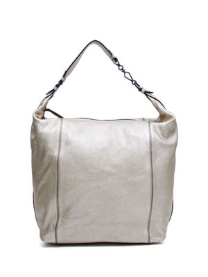 Bottega Veneta Pre-Owned Intrecciato-embellished leather handbag - Gold