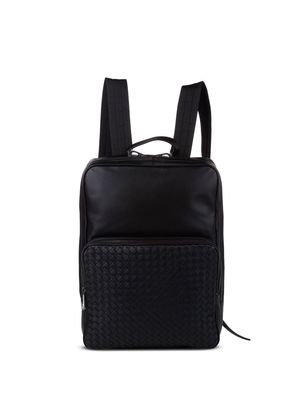Bottega Veneta Pre-Owned Intrecciato leather backpack - Black