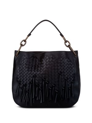 Bottega Veneta Pre-Owned Intrecciato leather handbag - Black