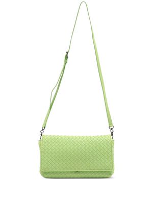 Bottega Veneta Pre-Owned Intrecciato leather shoulder bag - Green