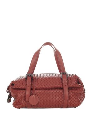Bottega Veneta Pre-Owned Intrecciato leather tote bag - Red
